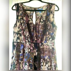 Women's Simply Vera Vera Wang High-Low V-Neck Dress Large